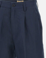Shorts in misto lyocell e lino CFWWSH2005 FRUT30433989 WOOLRICH 