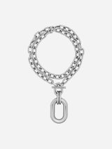 Collana  in ottone finitura argento 20HBB0088MET077 P040 RABANNE 