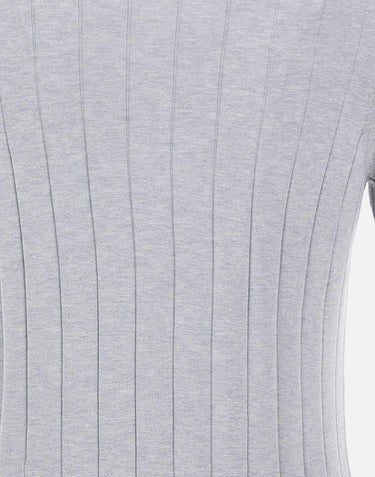Polo in seta con zip 43128 23510050 GRAN SASSO 