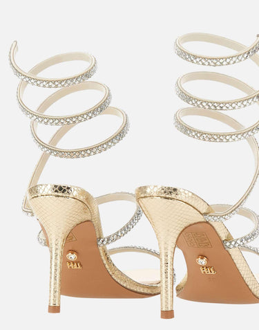 Sandali "Zeja" SH378 ORO TWENTYFOURHAITCH 