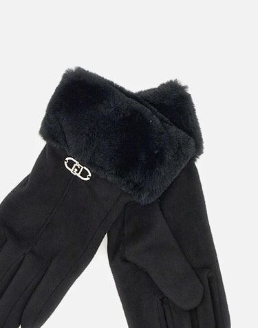 Guanti effetto scamosciato 2F5063T0300 22222 LIU-JO 