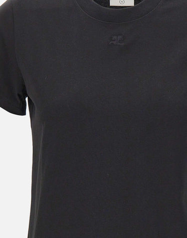 T-shirt "AC" VESJTS006JS0107 BLACK COURREGES 
