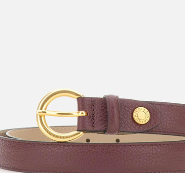 Cintura in pelle con fibbia tonda CNK00957 GRNANTIQUERUBY GIANNI CHIARINI 