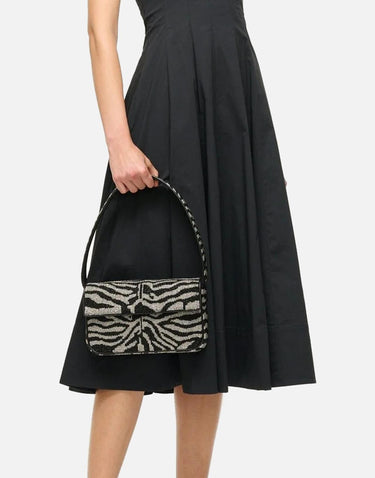 "Tommy Beaded bag" 2089204 BKWH STAUD 