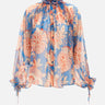 Blusa in seta con motivo floreale WRIA0107 99SA1Q8X0882 ETRO 