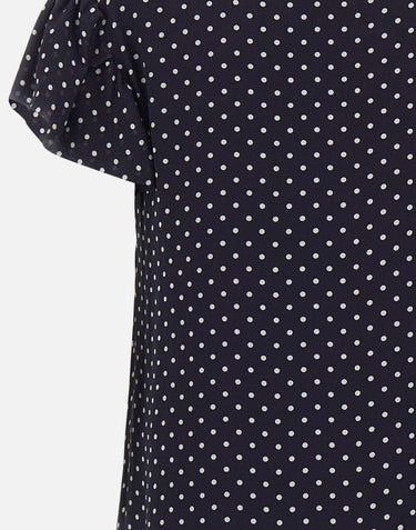 Abito a pois in crepe di viscose RPJCF025 3003 KAOS 