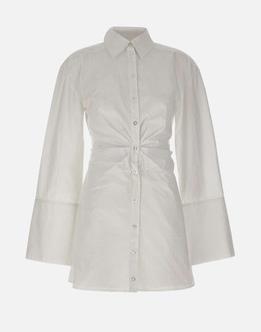 Abito camicia con arricciatura 115162 400 ROTATE BIRGER CHRISTENSEN 