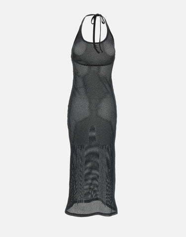 "Holistic mesh long dress" 225JRO625JS0119 9999 COURREGES 