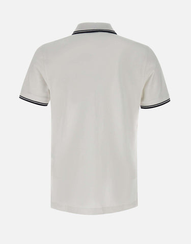 Polo  in piquet di cotone stretch NPMB250140STDW B001 FAY 