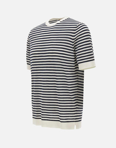 T-shirt in cotone a righe TS0MC CR14R18920 FILIPPO DE LAURENTIIS