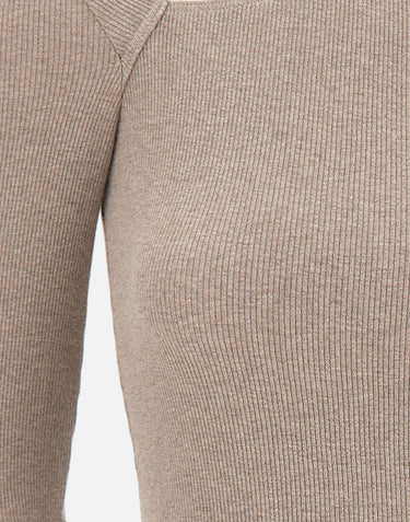 Maglia con scollo asimmetrico S52NC0361 M20122809 MM6 MAISON MARGIELA 