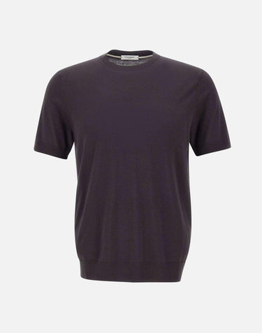 T-shirt in seta e cotone A010 F2002230 PAOLO PECORA 