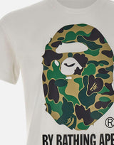 T-shirt "ABC Camo By Bathing  APE" 001TEM301005M WHXGR BAPE 