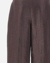 Pantaloni in misto lino laminati 50560270 207 BOSS 