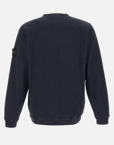 Felpa malfilé effetto "old" 6100034S0060 V0020 STONE ISLAND 
