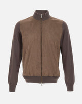 Giacca in cotone e alcantara 57139 18044180 GRAN SASSO 