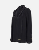 Camicia in georgette di viscosa con fusciacca CA14661E2 110 ELISABETTA FRANCHI 