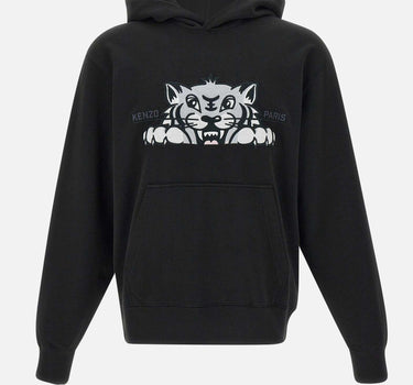 Felpa "Happy tiger" in cotone FF55SW2644MF 99J KENZO PARIS 
