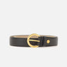 Cintura in pelle con fibbia tonda CNK00958 GRNNERO GIANNI CHIARINI 