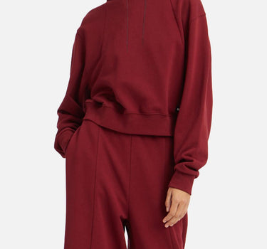 "Terry back cropped sweatshirt" 114387 2734 ROTATE BIRGER CHRISTENSEN 