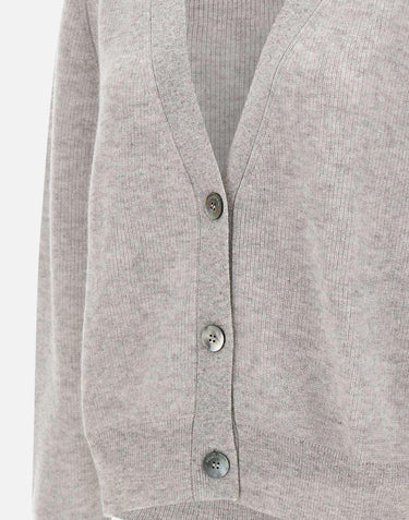 Cardigan in cashmere 2521351SL4 900 HEMISPHERE 