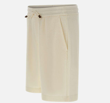 Shorts in cotone e lino 50559036 118 BOSS 