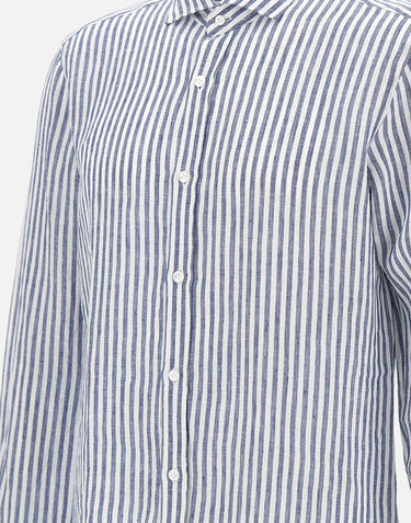 Camicia  in  lino LFU02P0147066U 0004 BARBA 
