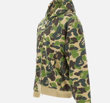 Felpa con cappuccio "ABC Camo Heavy Wash" 001ZPM301308M GREEN BAPE 