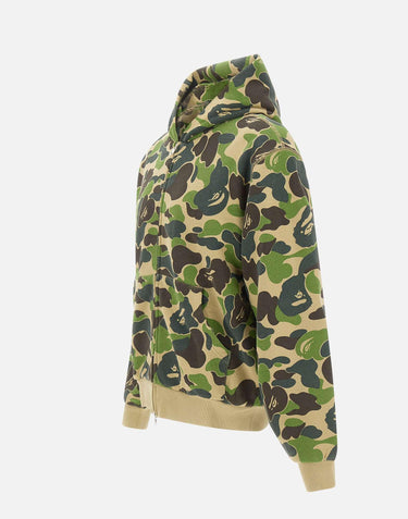 Felpa con cappuccio "ABC Camo Heavy Wash" 001ZPM301308M GREEN BAPE 