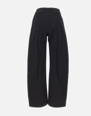 Pantaloni a gamba larga in twill di cotone S52KA0582 M36019900 MM6 MAISON MARGIELA 