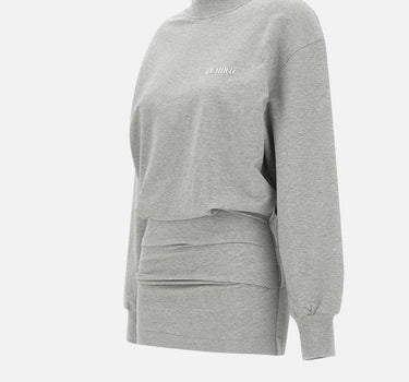 "Mini dress" in felpa di cotone 250WCA00393 JJF006AA183 THE ATTICO 