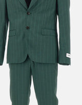 Abito gessato in lana vergine U5001 A562231 UNGARO 