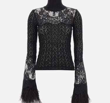 Maglia  in lana e mohair 4M170A N0990 BLUMARINE 