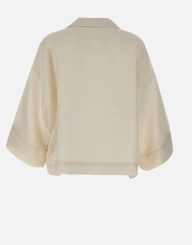 Camicia in misto lino M80CAMM06 TES0M06800 ELEVENTY 