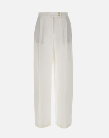 Pantaloni palazzo in cotone M80PANL02 TES0K10201N ELEVENTY 