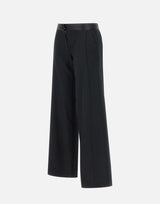 "Side Panel trousers in Black" 1124WTR004763I BLACK VICTORIA BECKHAM 