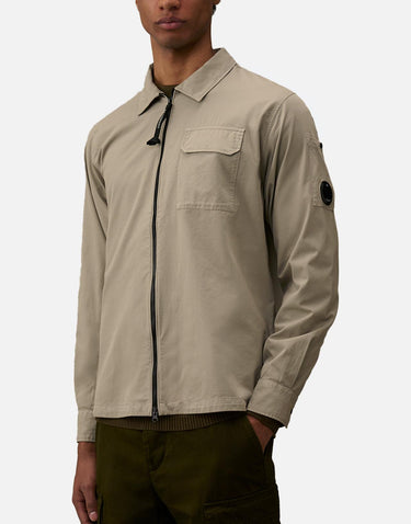 Giacca in gabardine con zip 20CMOS705A 110143G904 C.P. COMPANY