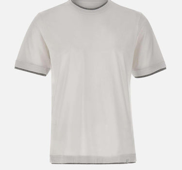T-shirt in cotone Supima DK17105 BIANCO DIKTAT 