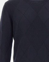 Maglia in lana con texture a rombi 411301 041 KANGRA 