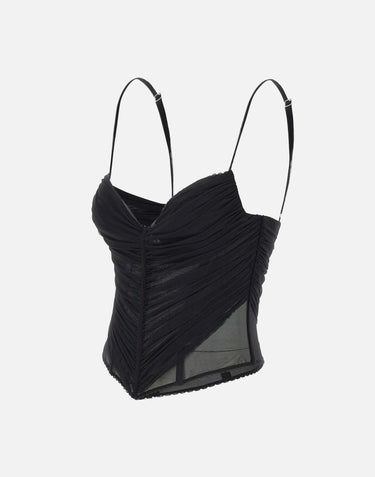 Top bustino in tulle 4C221A N0990 BLUMARINE 