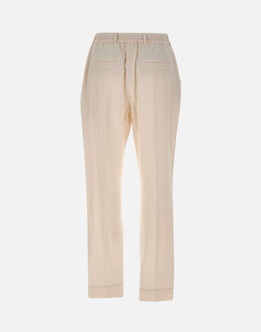 Pantaloni in lana stretch L80PANE01 TES0F126150 ELEVENTY 