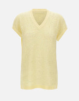 Maglia smanicata con paillettes MAD276F531 M120VR2 FABIANA FILIPPI 