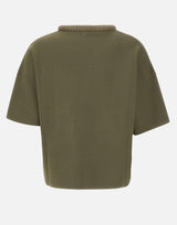 Maglia maniche corte con colletto bombato MF5181MS99E 90512 LIU-JO 