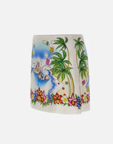 Minigonna in seta "Better days" WSS26SK232 01 CASABLANCA 