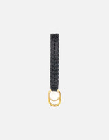 Portachiavi in pelle PCHANDLEBRAID NERO GIANNI CHIARINI 