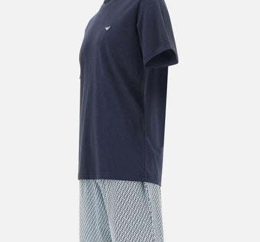 Pigiama con bermuda stampa pattern EM000399 AF18885MB523 EMPORIO ARMANI 