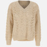 Maglia in filato di cotone con paillettes 2616361032600 002 MAX MARA STUDIO 