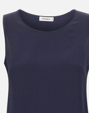 Top in crêpe di seta 191530 138 KANGRA 