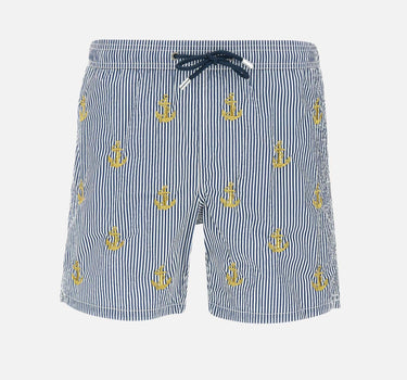 Costume da bagno "Gustavia Seersucker Still Sea Stripes" GUS0007 03601H61 MC2 SAINT BARTH 
