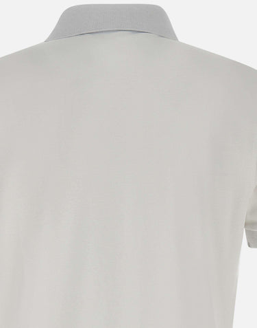 Polo in cotone piquet stretch NPMB250135STDW B001 FAY 